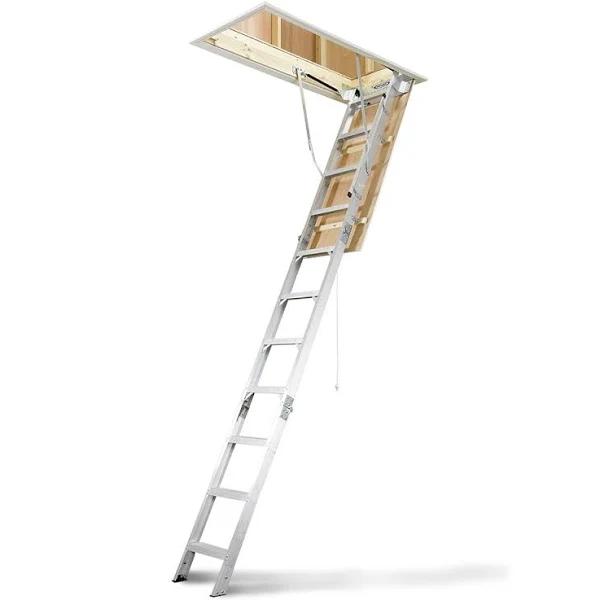 Werner Attic Ladder 3.18m To 3.66m Aluminium Ceiling AH2512AZ