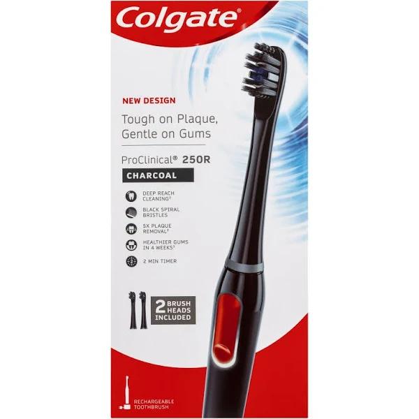 Colgate ProClinical 250R Charcoal Electric Toothbrush Black