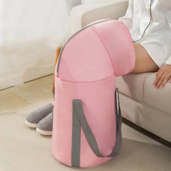 Outdoor Travel Foldable Foot Bath Bucket Portable Foot Spa Soaking Bucket with Storage Bag-Style 3