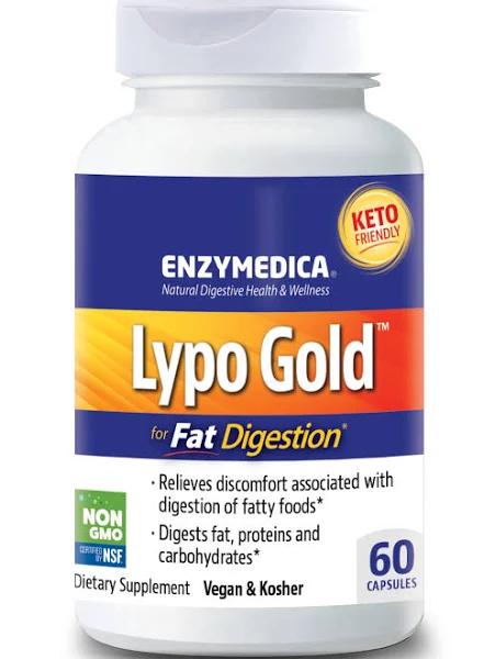 Enzymedica Lypo Gold 60 Capsules