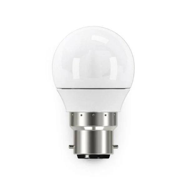 Atom AT9422 - 6W LED Dimmable Fancy Round G45 Shape Globe, B22 / 4000K