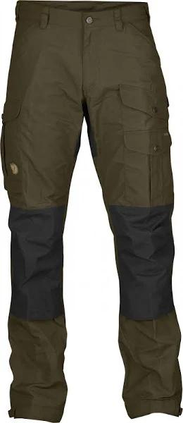 Fjallraven Mens Vidda Pro Trousers - Regular Dark Olive/Black