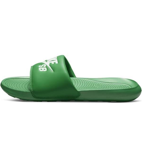 Nike Victori One Slide SB Shoes - Size 13 - Green/White