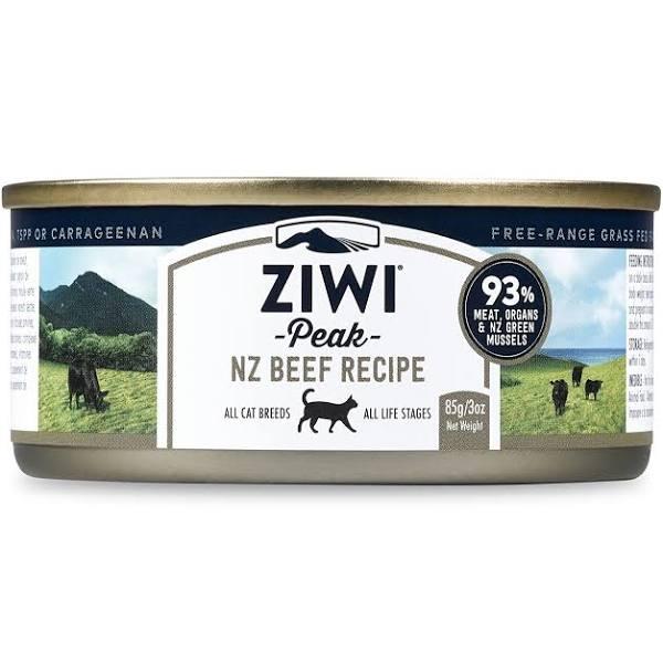 Ziwi Peak Beef Cat Food Can 24 / 85 Grams