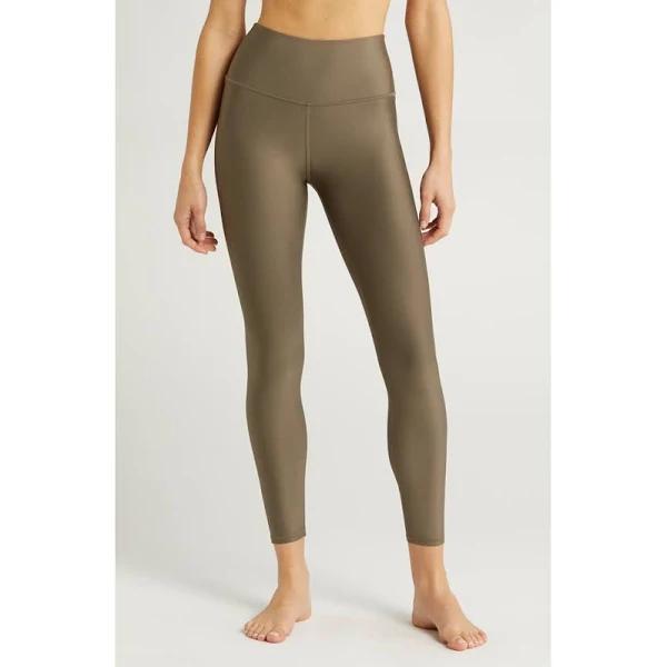 Alo Yoga | 7/8 High-Waist Airlift Legging in Olive Tree Brown, Size: XS