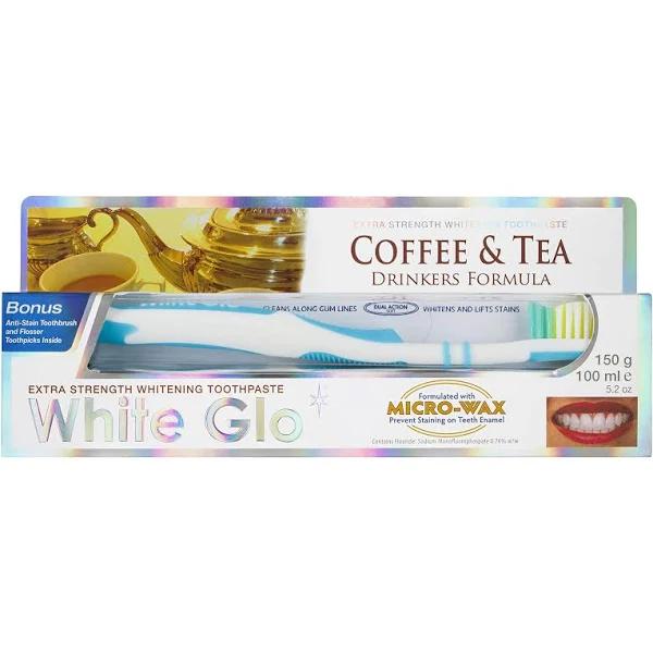 White Glo Coffee & Tea Drinkers Formula Toothpaste 150 G