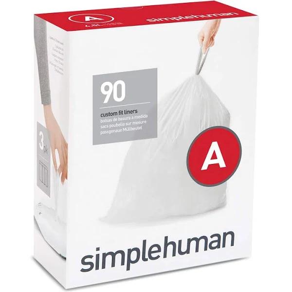 simplehuman Code A Custom Fit Liners 90pk