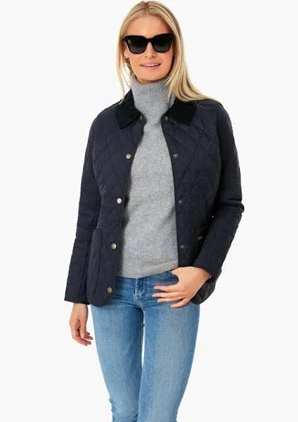 Womens Barbour Annandale Quilted Jacket - Blue