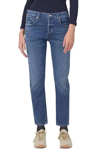 Citizens of Humanity - Emerson Slim Boyfriend Jeans - Womens - Dark Blue