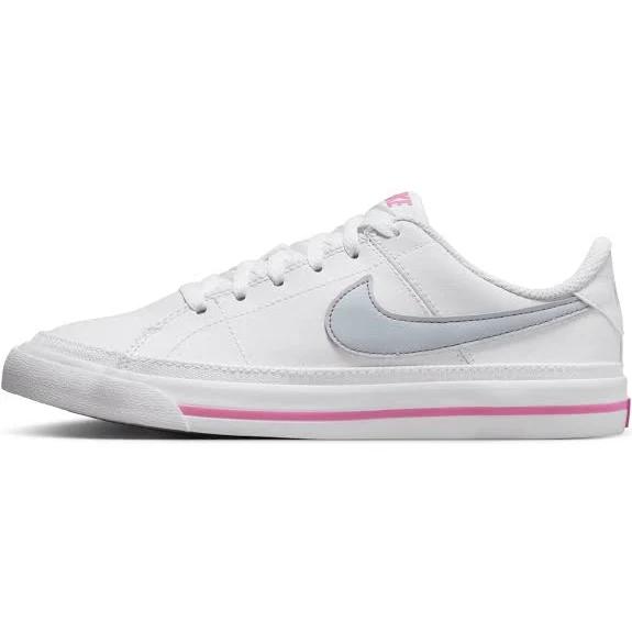 Nike Court Legacy Grade School Sneakers in White 7