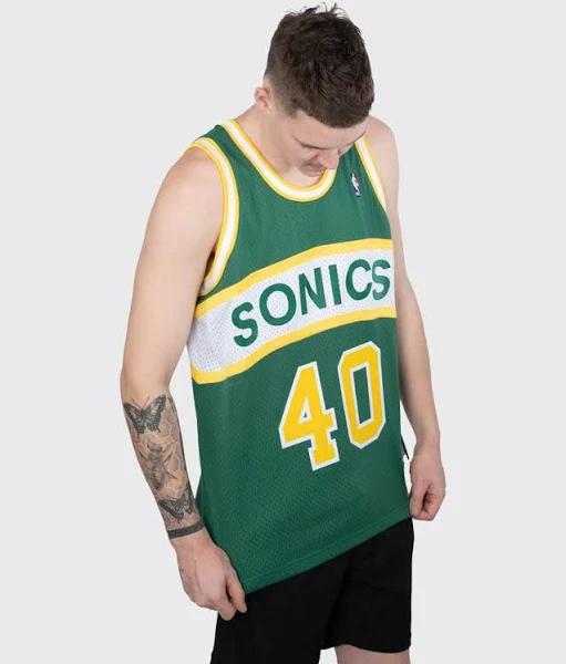 Mitchell & Ness Shawn Kemp Seattle Supersonics 94-95 HWC Swingman Jersey - Green L