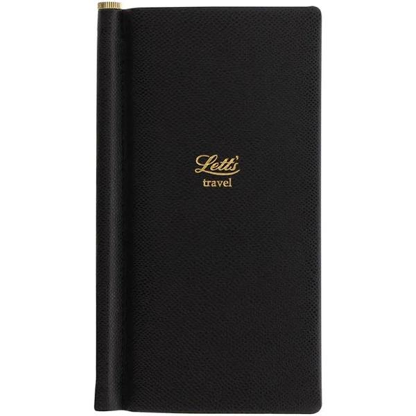 Letts Legacy Slim Pocket Travel Journal Black