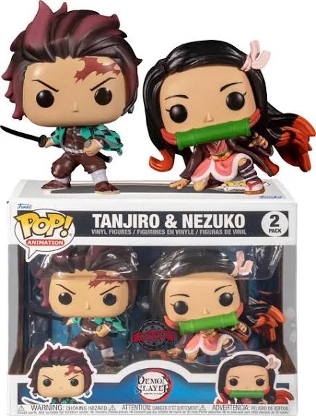 Demon Slayer - Tanjiro & Nezuko Pop! 2-Pack