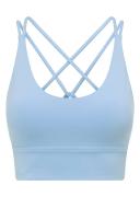 Lorna Jane Womens Lotus Longline Sports Bra Blue XL