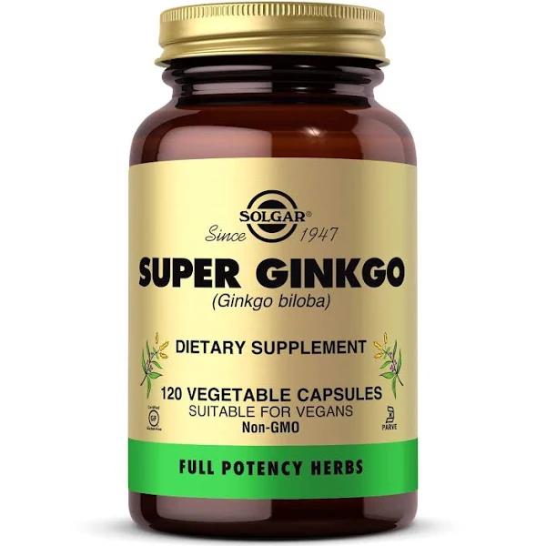 Solgar Super Ginkgo 120 Vegetable Capsules