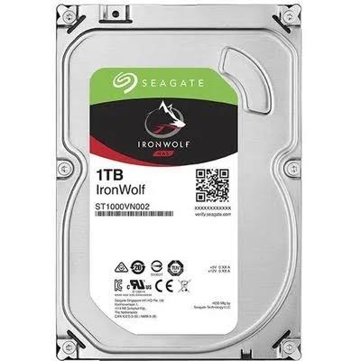 Seagate IronWolf NAS ST1000VN002 1TB 5900RPM SATA 6.0 Gb/s 64MB Hard Drive (3.5