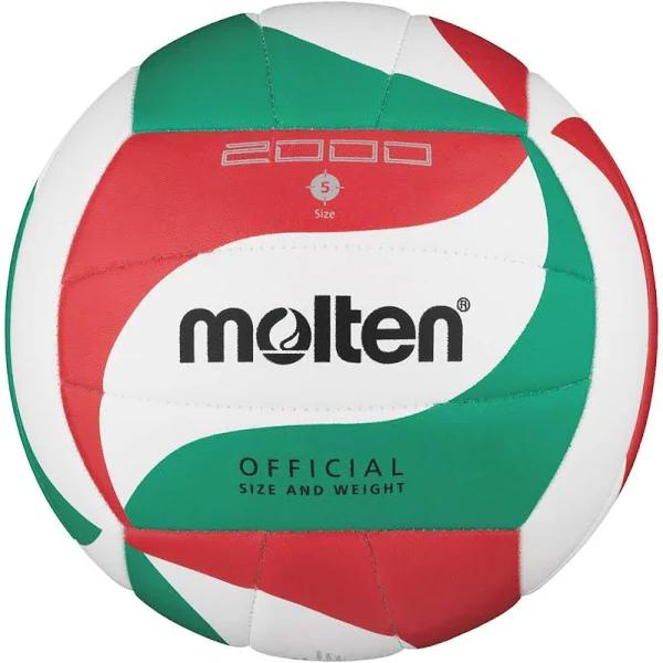 Molten Volley Ball - 5, white/green/red (V5M2000)