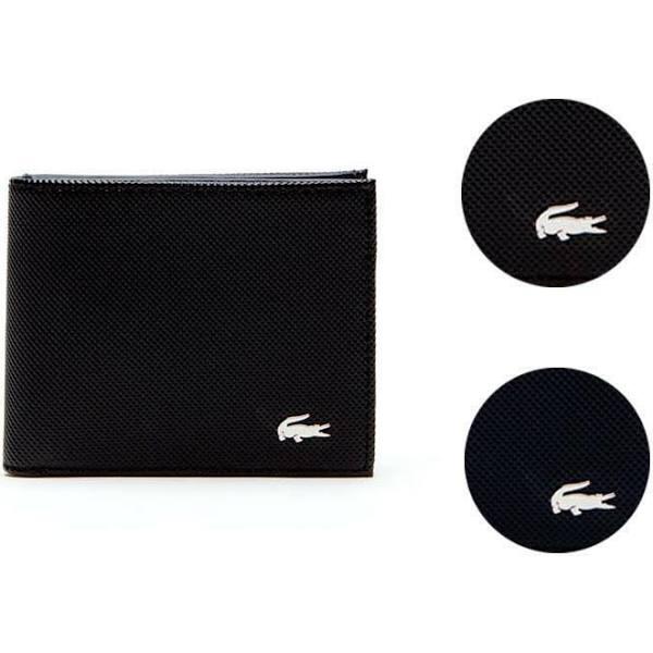 Lacoste Mens Fitzgerald Slim Leather Credit Card Holder - Lacoste Wallet