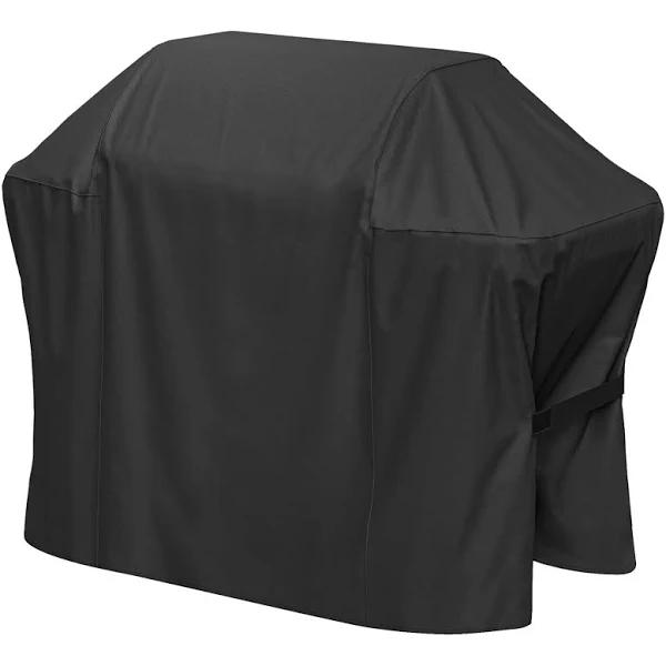 Grill Cover for Weber Spirit II and Spirit 200 & 300 Series, Waterproof BBQ Cover with Double Straps, Lightweight & Fade Resistant, Black