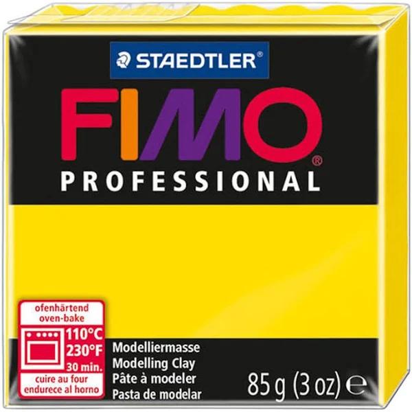 Fimo Professional 85 G Standard Individual Blocks, True Yellow