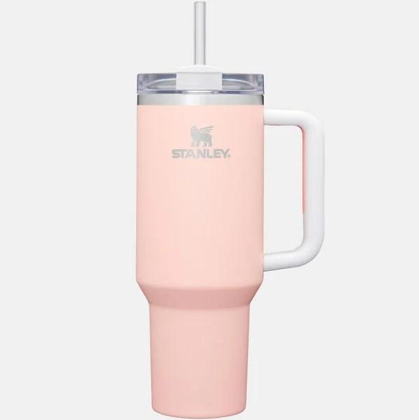 Stanley Quencher 2.O Tumbler 30oz Peach in Peach Color Block, Size 900ml