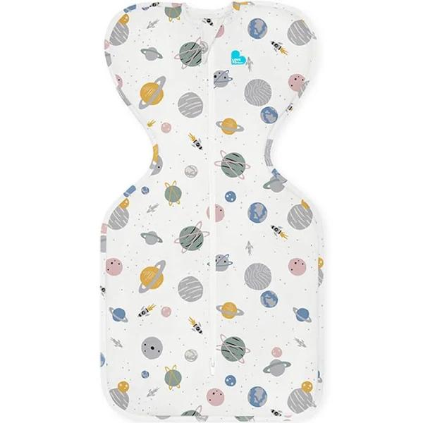 Love To Dream Swaddle Up Lite 0.2 TOG Space Print - Designer Collection, Newborn