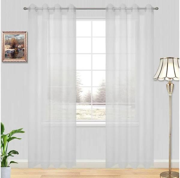 Candy Sheer Eyelet Curtain 140cm Width x 220cm Drop