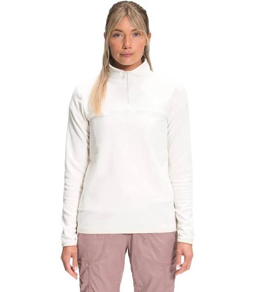 The North Face Womens TKA 100 Glacier 1/4 Zip - S / Gardenia White