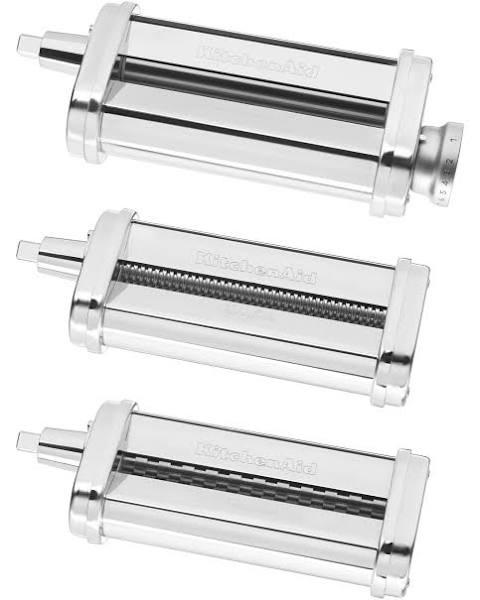 KitchenAid KSMPRA 3-Piece Pasta Roller & Cutter Attachment Set