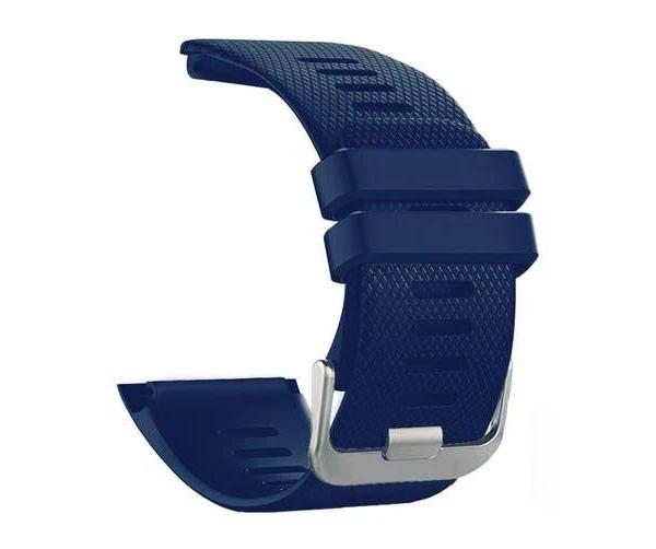 Watch Band Soft Silicone 26mm Sport Watchband Wrist Strap Replacement For Garmin Vivomove HR - Midnight Blue