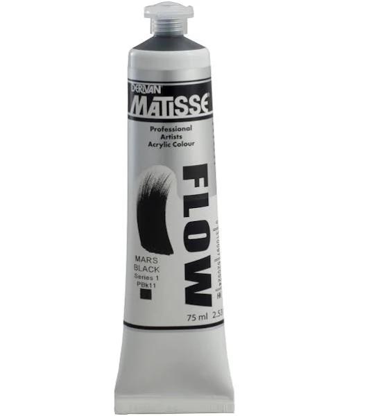 Matisse Flow Acrylic 75ml S1 - Mars Black