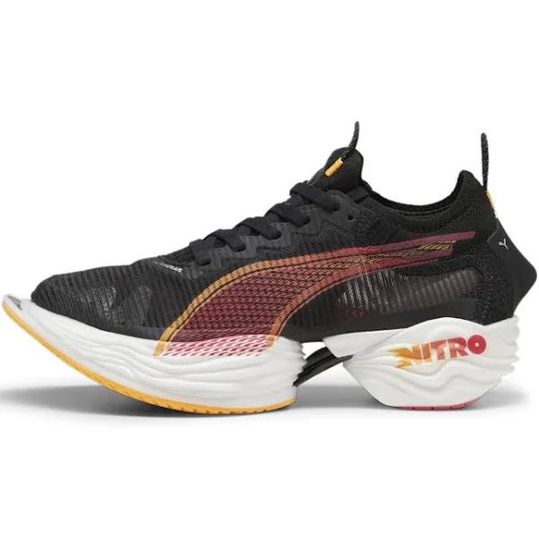 Fast-R Nitro Elite 2 Men's Running Shoes in Black/Sun Stream/Sunset Glow, Size 9, Synthetic by Puma