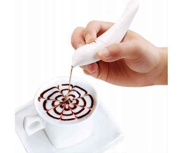 Electrical Latte Art Pen For Coffee Cake Spice Pen Decor Cake Carving Coffee AU