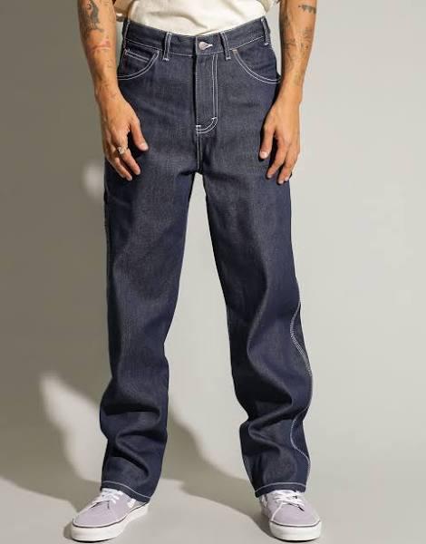 Dickies Mens Straight Fit Carpenter Jean Indigo, Size 36