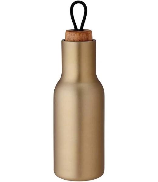 Tempa Brushed Gold Drink Bottle - 600 ml