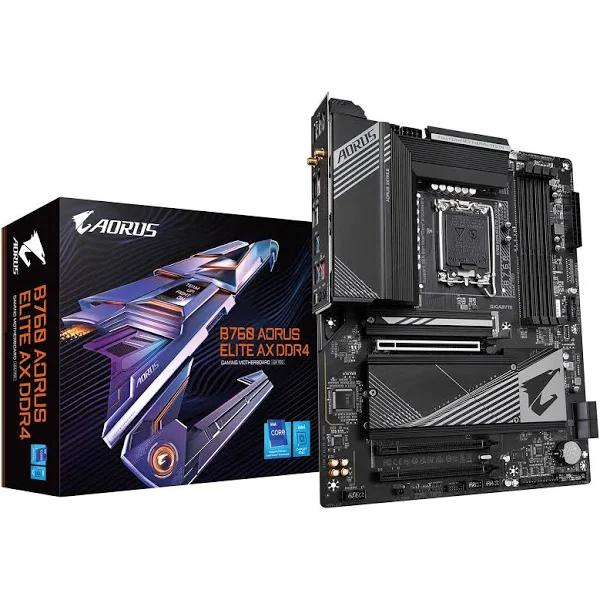 Gigabyte B760 AORUS Elite AX DDR4 LGA 1700 ATX Motherboard