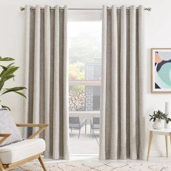 Gummerson Neutrals Jumbo Drop Eyelet Curtains