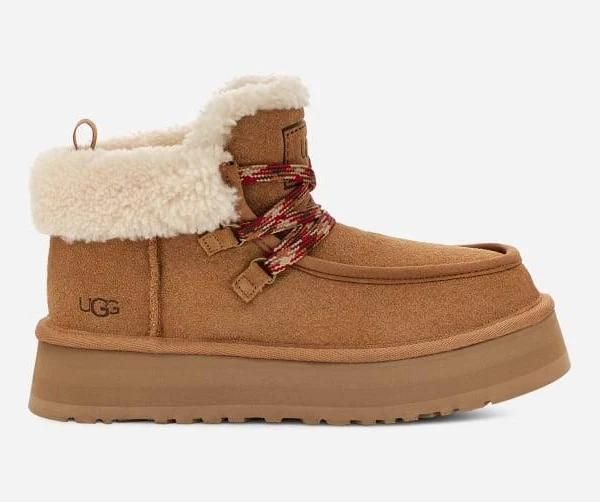 Ugg Funkarra Cabin Cuff Women's Boot - Chestnut Size 11