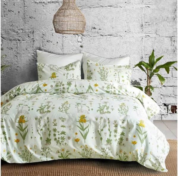 Luxton Botanical Floral Quilt Cover Abstract Doona Cover Set ( Single / King Single / Double / Queen / King Size / Super King Size, Multiple Designs)