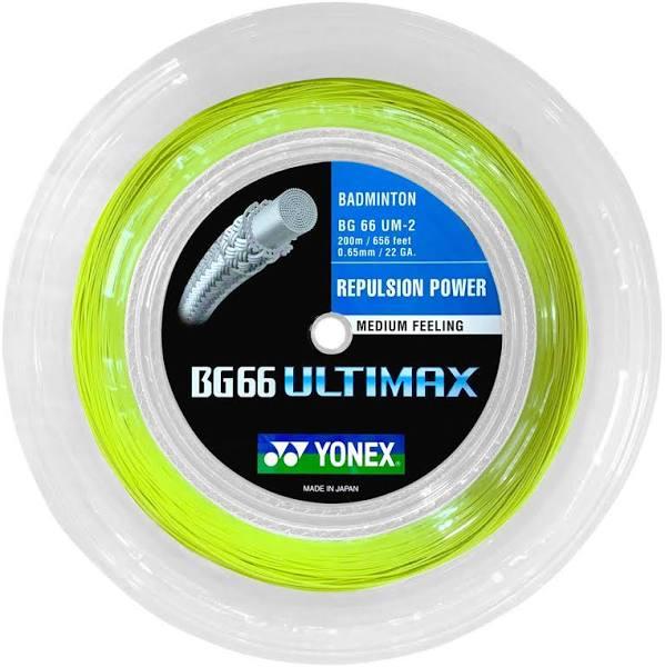 Yonex BG66 Ultimax Badminton String 200m Orange