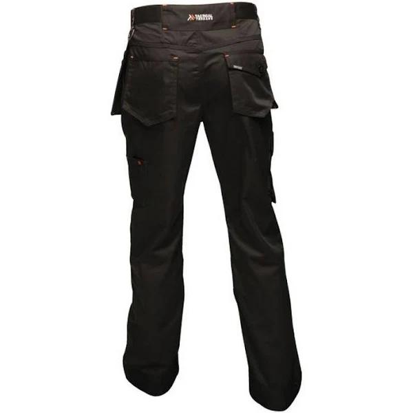 Regatta Mens Incursion Work Trousers Black 32R