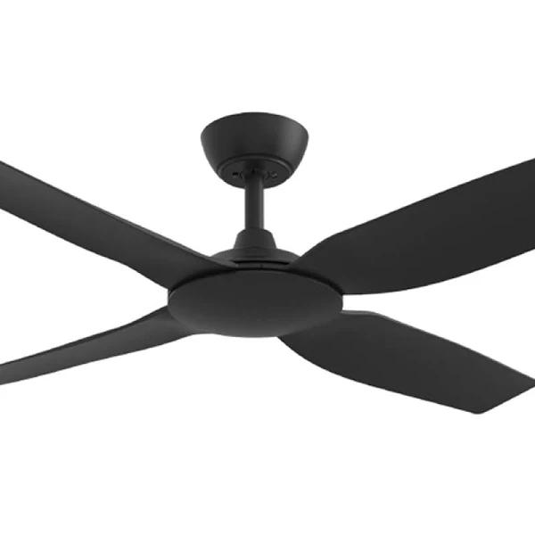 Martec Viper 52" 4 ABS Blade Smart Wi-Fi DC Ceiling Fan With Remote Control - Matt Black