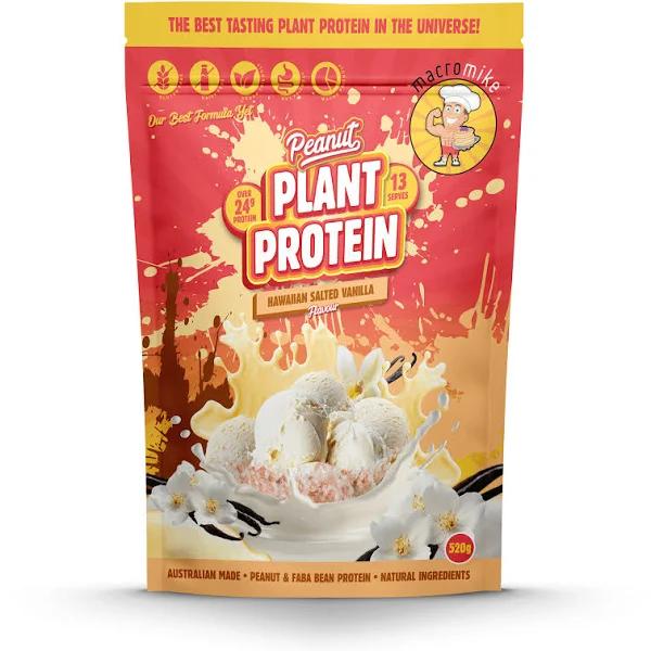 Macro Mike Peanut Plant Protein 520grams / Hawaiian Salted Vanilla