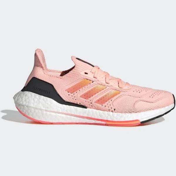 Adidas Ultraboost 22 HEAT.RDY Shoes - Women's - Light Flash Orange / Flash Orange / Turbo - 9.5