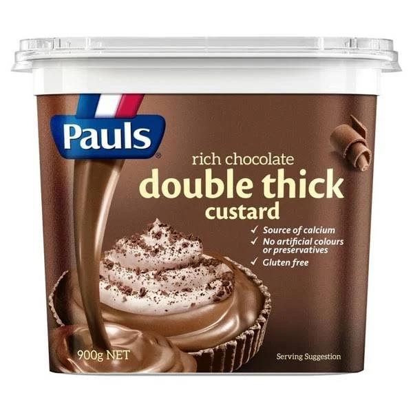 Pauls Double Thick Custard Rich Chocolate 900g