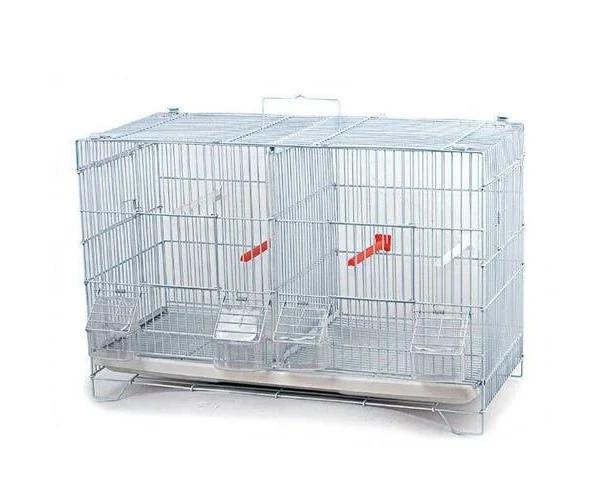 2x Stackable Bird Cage Breeding Cages For Canary Finch Small Birds White Color NZ - AfterPay & zipPay Available