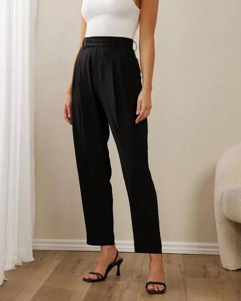 Atmos&Here - Women's Black Tapered Pants - Tarah Pants - Size 10 at The Iconic