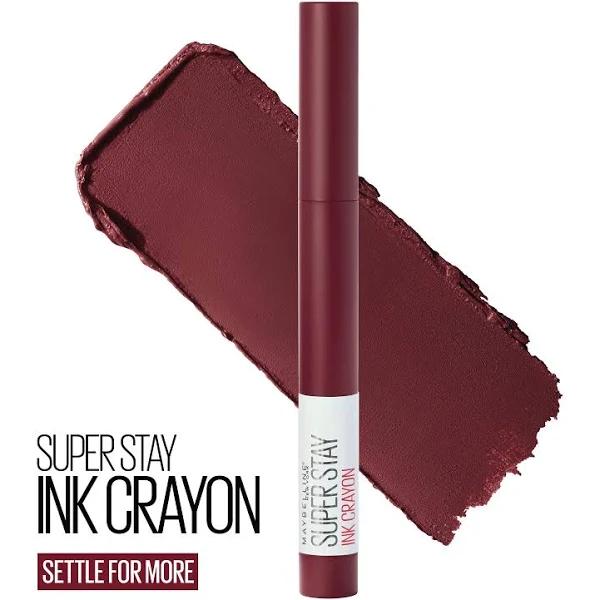 Maybelline Superstay Ink Crayon Lipstick - Settle for More