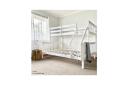 Nero Natural Pine Triple Bunk Bed - White