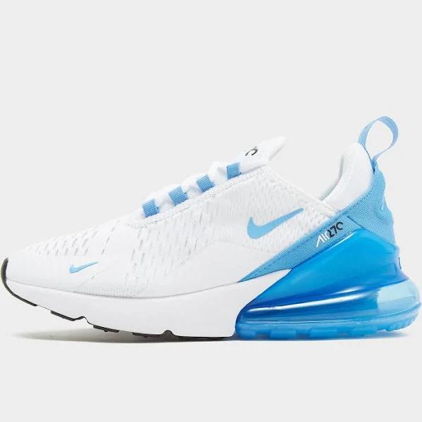 Nike Women's Air Max 270 White/Blue - Size 8